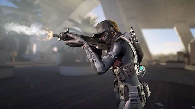 XDefiant screenshot rifle firing